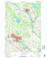 Baldwinsville 1973 topographic map thumbnail