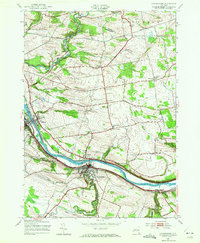 Canajoharie 1944 topographic map thumbnail