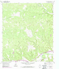 Stark Creek 1970 topographic map thumbnail