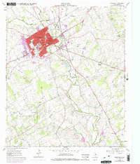 Stephenville 1961 topographic map thumbnail