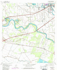Sugar Land 1970 topographic map thumbnail