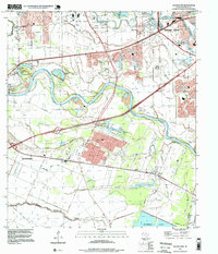 Sugar Land 1995 topographic map thumbnail