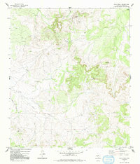 Susan Peak 1972 topographic map thumbnail