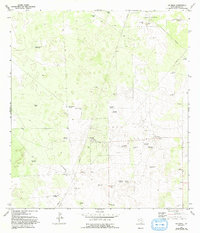 Tacubaya 1972 topographic map thumbnail