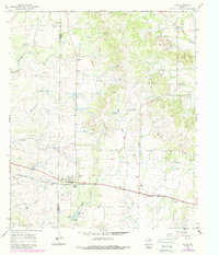 Talpa 1967 topographic map thumbnail
