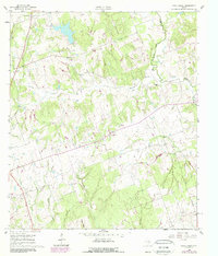 Tanglewood 1960 topographic map preview