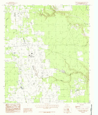 Tarkington Prairie 1984 topographic map thumbnail