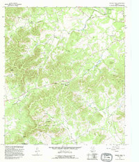 Tarpley Pass 1964 topographic map thumbnail