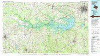 Texarkana 1992 topographic map thumbnail