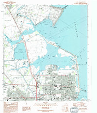 Texas City 1994 topographic map thumbnail