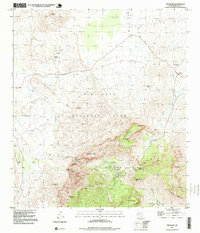 The Basin 1997 topographic map thumbnail