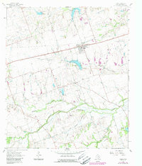 Thrall 1964 topographic map preview