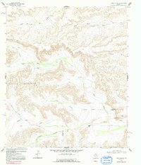 Toms Canyon 1968 topographic map thumbnail