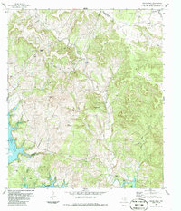 Travis Peak 1986 topographic map thumbnail
