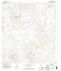 Tule Mountain 1971 topographic map preview