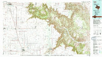 Tulia 1985 topographic map thumbnail