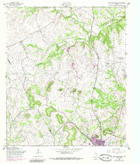 Twin Mountains 1958 topographic map thumbnail