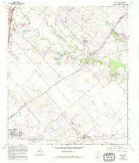 Uhland 1964 topographic map thumbnail