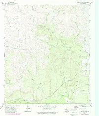 Wallace Draw 1972 topographic map thumbnail