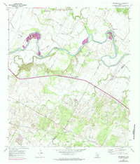 Webberville 1968 topographic map thumbnail