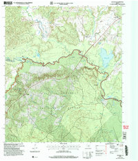 Weches 2004 topographic map preview