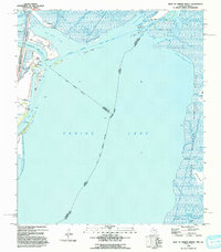 West of Greens Bayou 1993 topographic map thumbnail