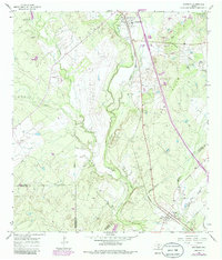 Whitsett 1965 topographic map thumbnail