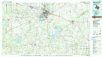 Wichita Falls 1985 topographic map thumbnail