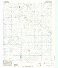 Wolfforth NE 1985 topographic map thumbnail