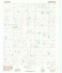 Wolfforth NW 1985 topographic map thumbnail