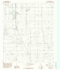 Woodrow 1985 topographic map thumbnail
