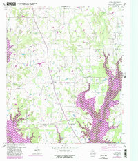 Yantis 1959 topographic map preview