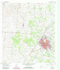 Yoakum 1963 topographic map thumbnail