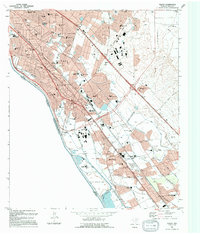 Ysleta 1994 topographic map thumbnail