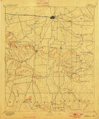 Abilene 1892 topographic map thumbnail
