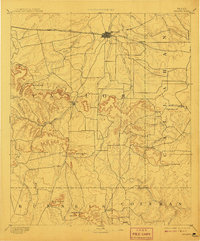 Abilene 1892 topographic map thumbnail