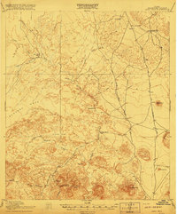 Agua Fria 1917 topographic map thumbnail