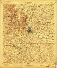 Austin 1910 topographic map thumbnail