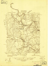 Ballinger 3-d topographic map thumbnail