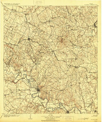 Bastrop 1904 topographic map thumbnail