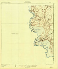 Beaumont 1932 topographic map thumbnail