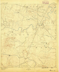 Blanco 1887 topographic map thumbnail