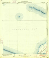 Bolivar Point 1933 topographic map thumbnail