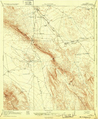 Bone Spring 1920 topographic map thumbnail