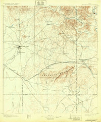 Brackettville 1897 topographic map preview