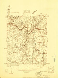 Brady 1-b topographic map thumbnail