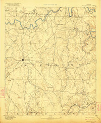 Breckenridge 1890 topographic map thumbnail