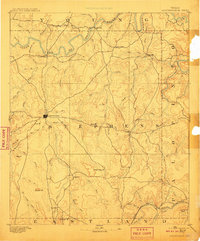 Breckenridge 1890 topographic map thumbnail