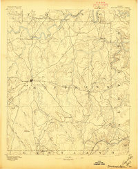Breckenridge 1890 topographic map thumbnail