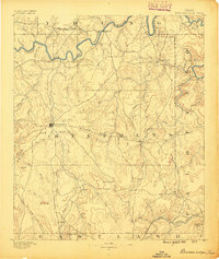Breckenridge 1890 topographic map thumbnail